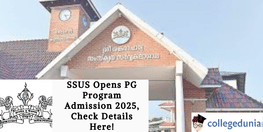 SSUS PG Admissions Open